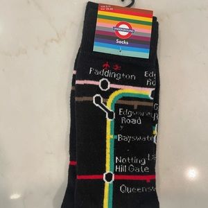 London Underground Map Tube Socks